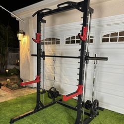 New Smith Machine , Squat Rack , Power Cage , Half Rack , Bench Press Machine For Your Weights 