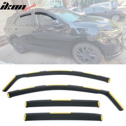 Fits 2018-2024 Chevy Equinox Side Window Visors Injection PC In-Channel Deflectors