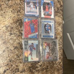 (x6) SHAI GILGEOUS-ALEXANDER Card Lot🔥Hyper Red Elite+Refractor Illusions+NBA Hoops! MVP! OKC Thunder!