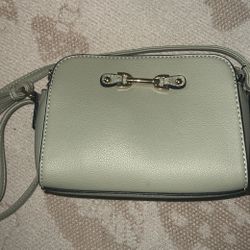 Green shoulder bag
