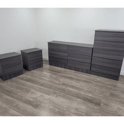 Dresser , Chest And 2 Nightstands - Cómoda , Gavetero Y 2 Mesitas De Noche 