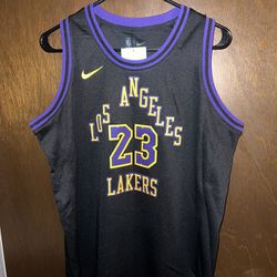 Los Angeles Lakers LeBron James Youth XL City Jersey (brand New)