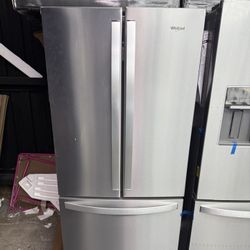 Brand new Whirlpool 20 cu. ft. French Door Refrigerator in Fingerprint Resistant Stainless Steel
