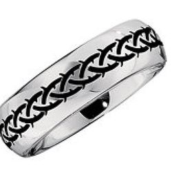 Mens Wedding Band Cobalt 