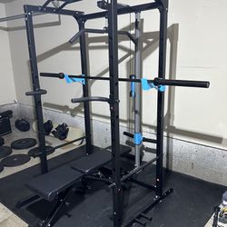 Home Gym Squat Rack Set Up