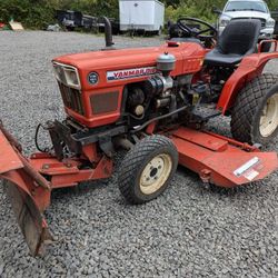 Yanmar Snow Plow and Mower