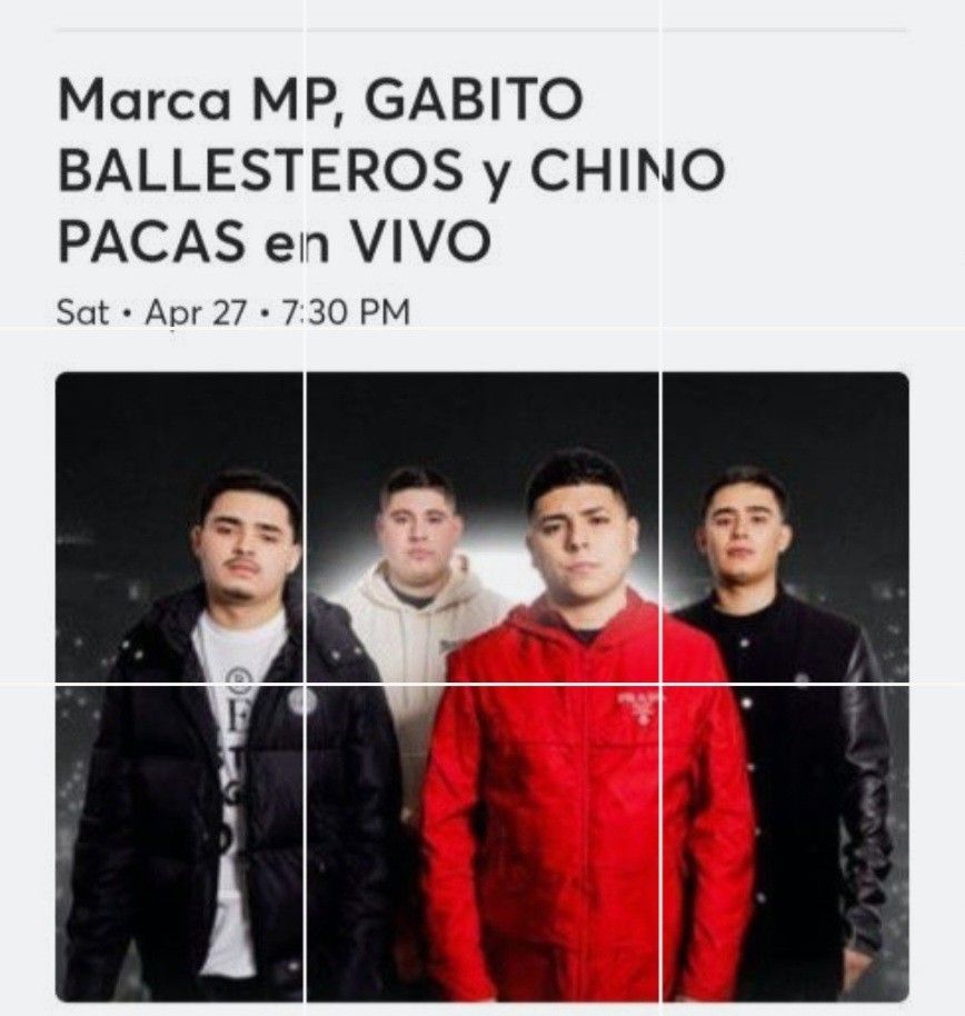Marca MP Tickets, Chinito pacas