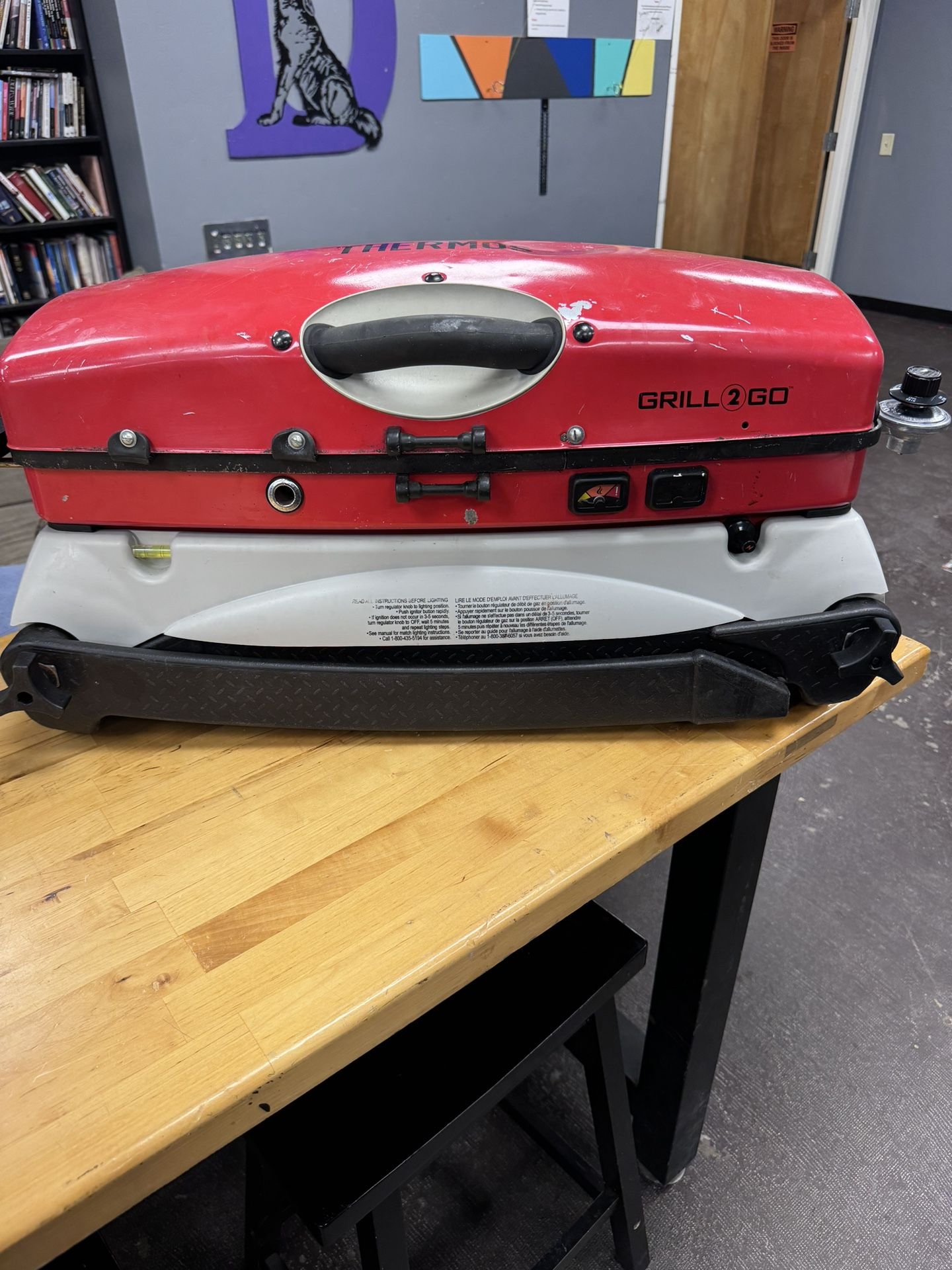 Thermos Grill 2 go With New Regulator
