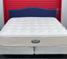 King Size Bed with Mattress Set