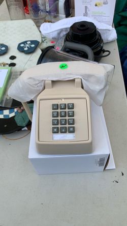 New Beige Push Button Desk Telephone