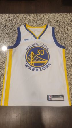 GSW Stephen Curry Nike White Swingman Jersey