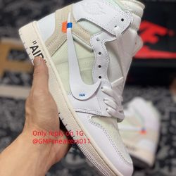 Off-White x Air Jordan 1 Retro High OG”All White“AJ1