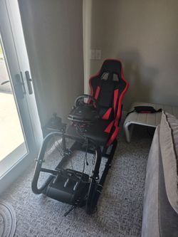 Complete Racing Simulator Full Setup - Logitech G923 + Marada Cockpit & Seat (Cost $800+)