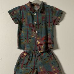 Multi-coloured vintage Two piece