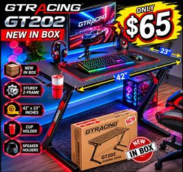 GTRACING GAME DESK NEW