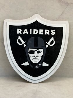 Layered made from Wood Raider shield logo
