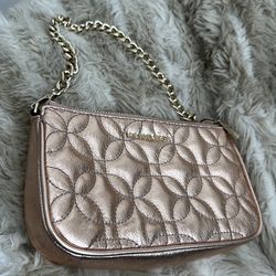 Michael Kors small rose gold bag