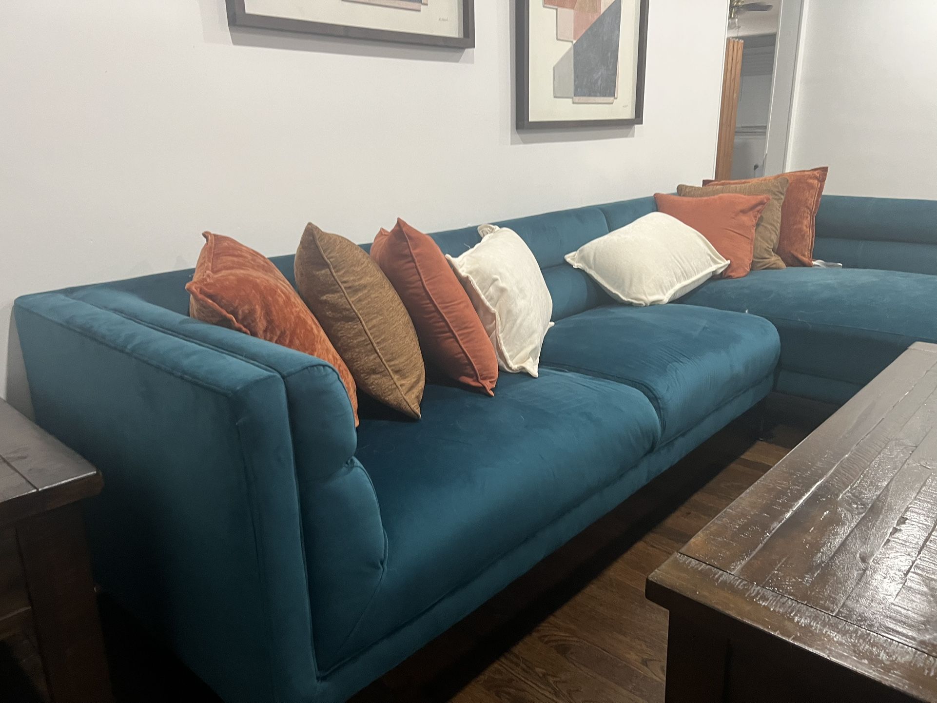 4-Seat Corner Sectional Sofa