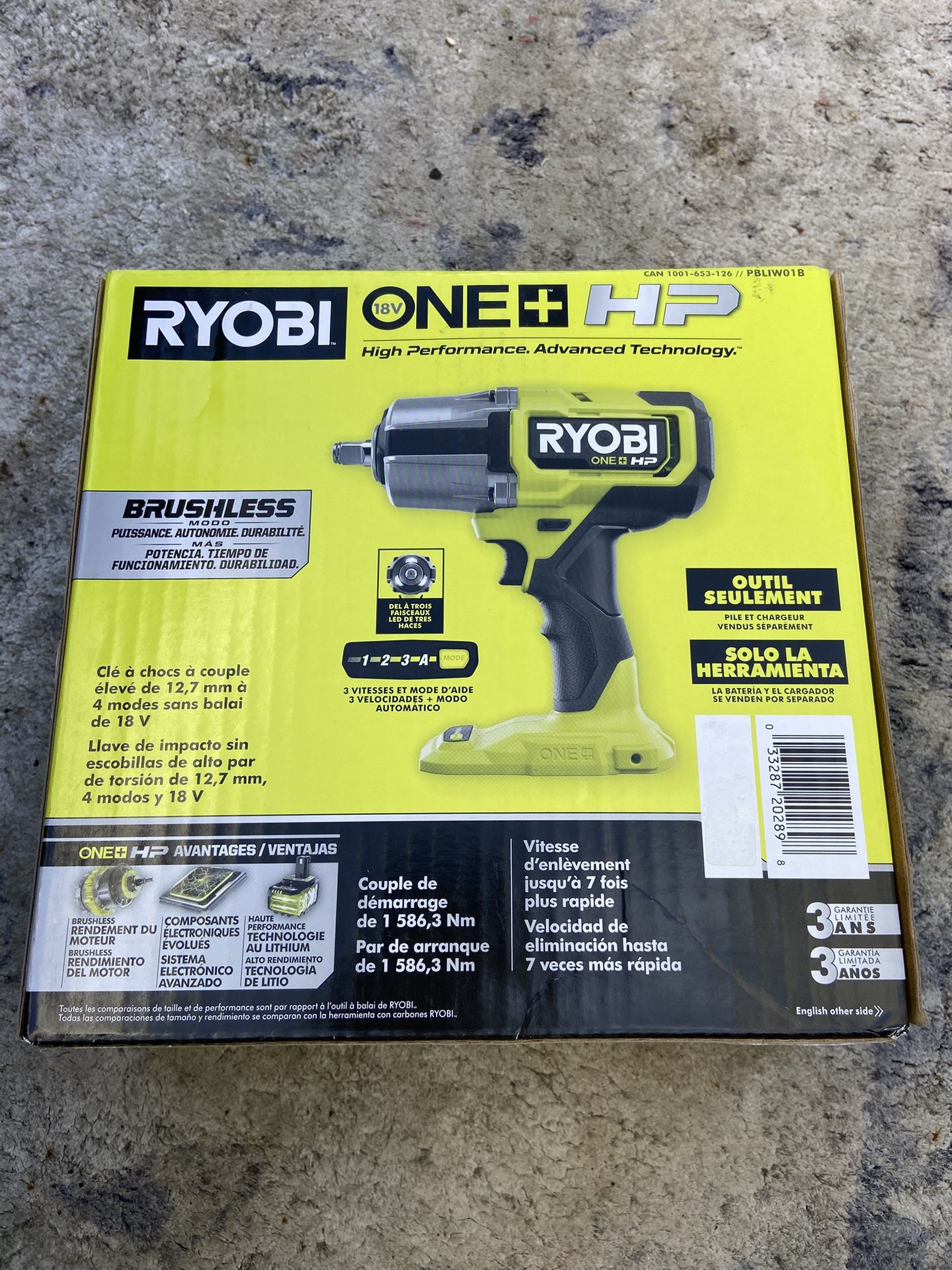 Ryobi High Torque Impact Wrench