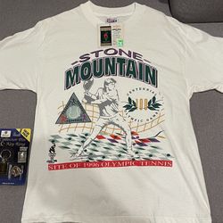 Summer Olympics Atlanta 1996 Shirt And Keychain/Pin