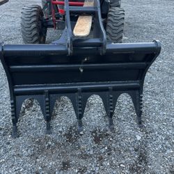 Excavator Brush Rake