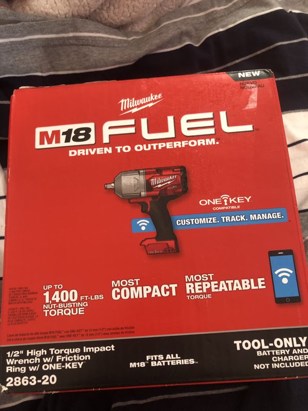 Ring Milwaukee M18 FUEL ONE-KEY 2863-20 Lithium-Ion Brushless Cordless 1//2 in