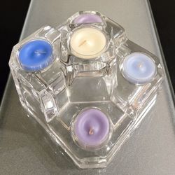 PartyLite New Crystal Castle 5 Tier Tealight Holder