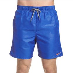NWT Mens Nike Swim shorts XL BLUE