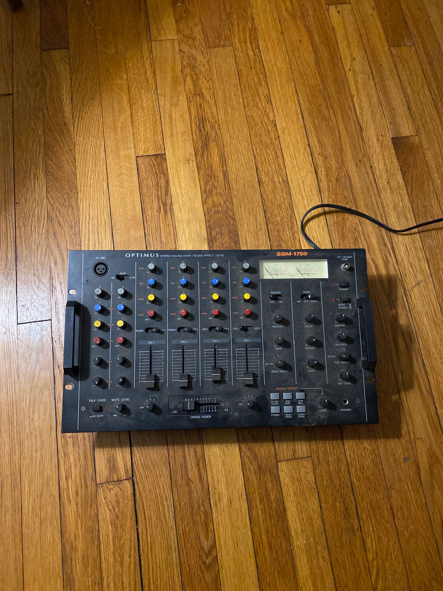 Optimus Sam-1750. 4channel sound mixer