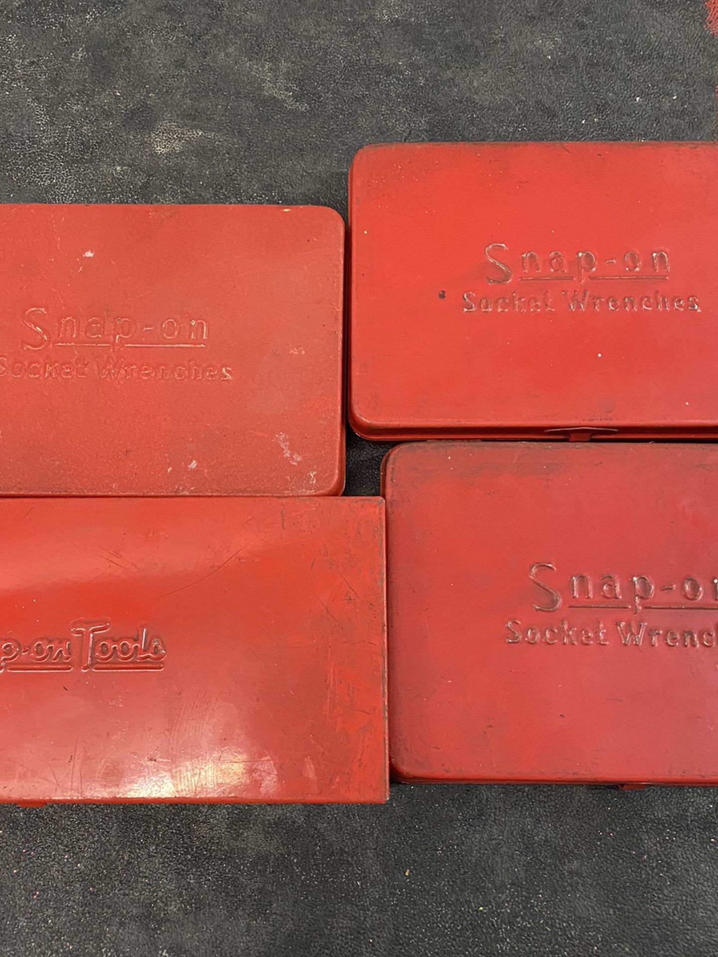 4 Empty Snap On Tool Cases