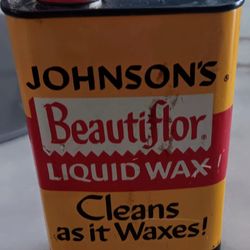 Vintage Johnsons Beautflor Liquid Wax 1 Pint