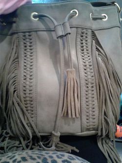 Fringe purse