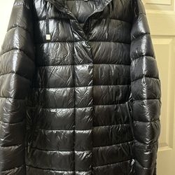 Women’s Nine West Hooded Puffer Coat