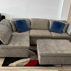 LIMA SECTIONAL SOFA SET WITH OTTOMAN!!! 