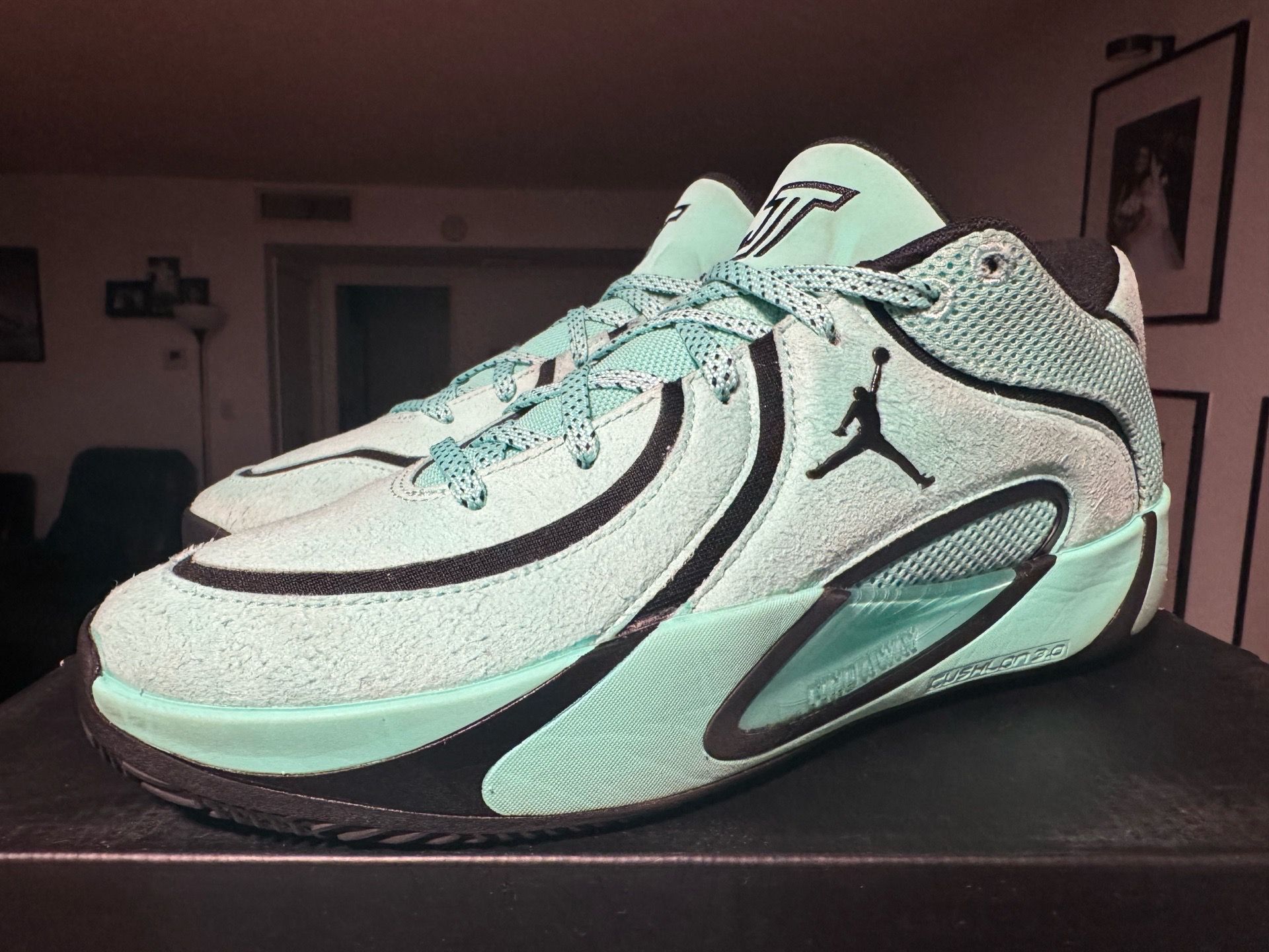 Jordan Tatum 4 Green Glow Sz. 9.5