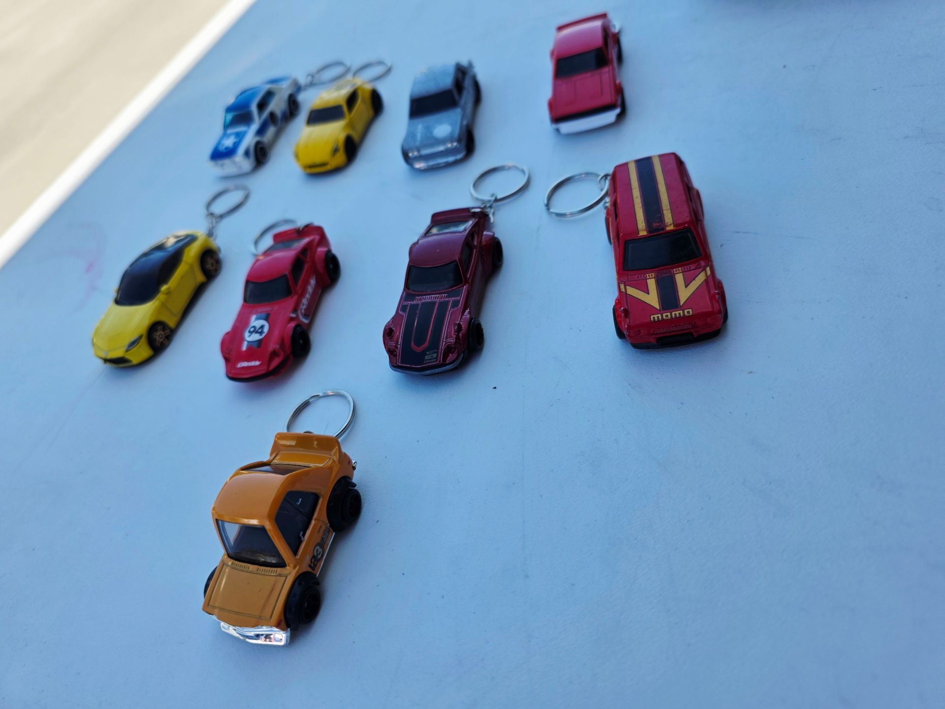 Hot wheels Nissan & datsun key chains
