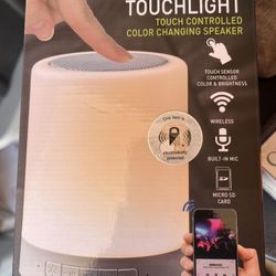 Soundlogic XT TouchLight Color Changing Bluetooth Speaker Touch Control 7 Colors
