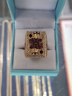 King of spades 10k ring