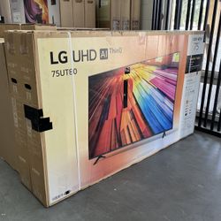 LG 75” UT8000 4K HDR SMART TV