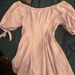 Kpop Idol Purple Pretty Cute Mini Dress