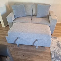 Full Size Sleeper Sofa W/ottoman 