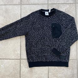 Men’s adidas original NMD pocket crewneck black White Medium