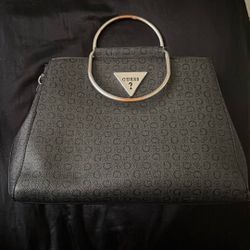 Guess Grey & Silver Handbag