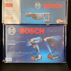 Bosch Drill Driver Reciprocating Saw Kit