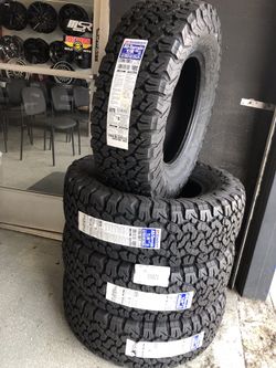 265/70/17 New set of Bfgoodrich tires installed