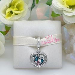 Adorable Charm 925 silver for Pandora moments bracelet.