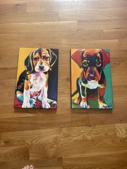 Two Paintings Glossy Finish