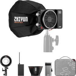 Zhiyun Molus X100 Pro w/Upgraded Version Handle Battery Bowens Mount Video Light