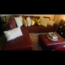 Red Sectional
