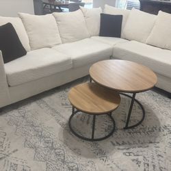 Sectional Sofa (No Coffee Table Included) 
